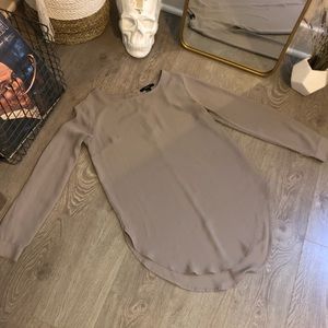 Chiffon long sleeve
